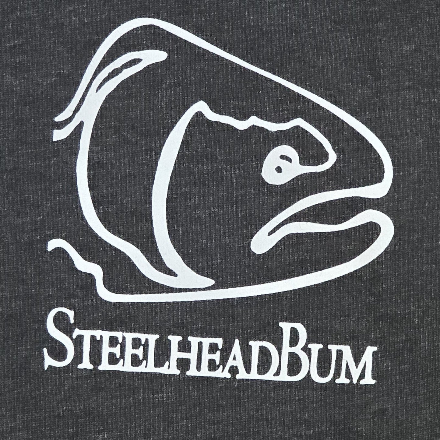 SteelheadBum T-Shirt - Charcoal Grey