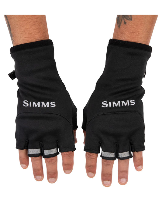 Simms Freestone Half Finger Glove - Black