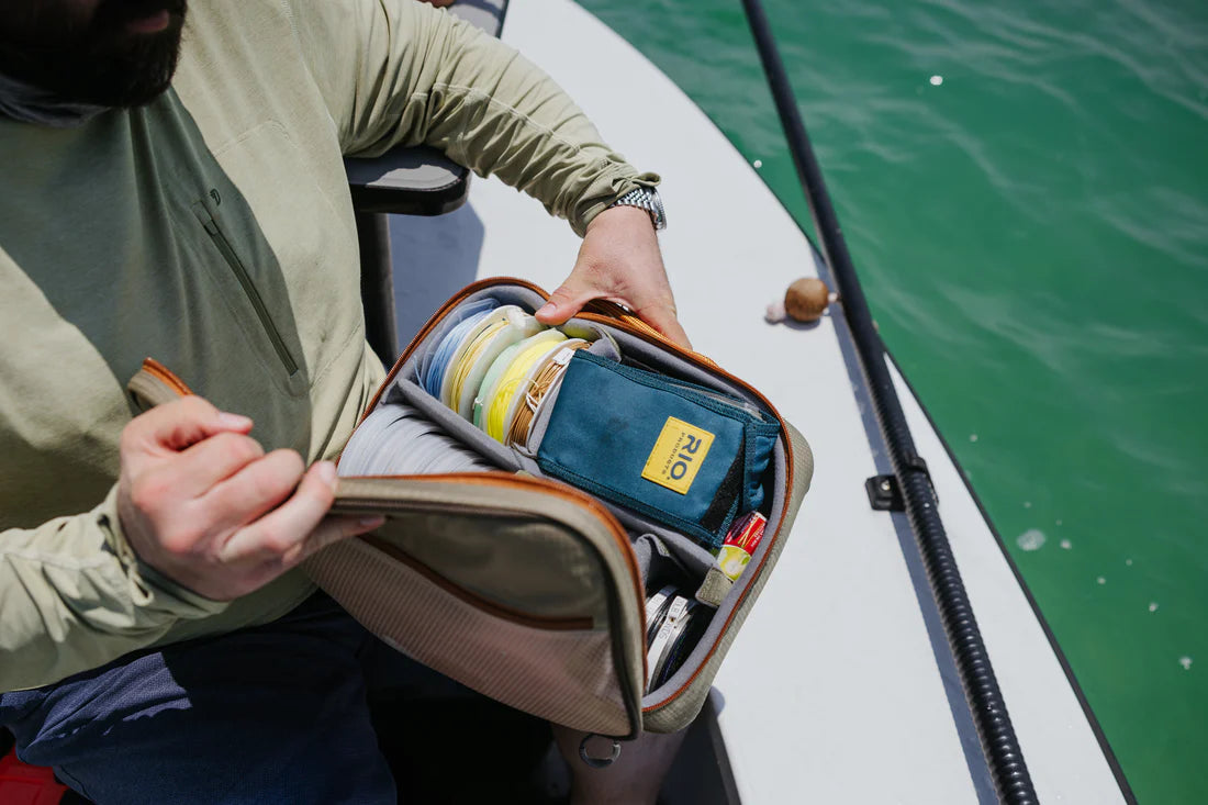 Fishpond Honcho Reel Case Sand Open