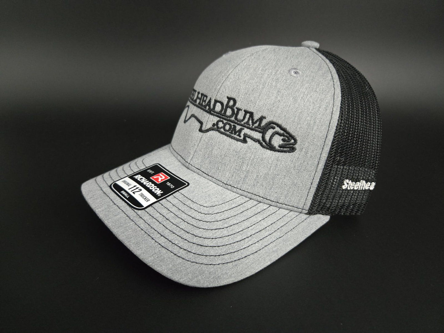 SHB - Richardson 112 Trucker Heather Gray Black - Small Fit