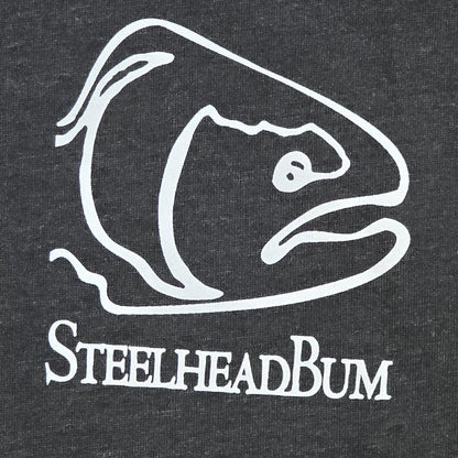 SteelheadBum T-Shirt - Charcoal Grey