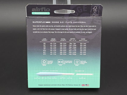 Airflo Superflo Max Ridge 2.0 SW Flats Universal Taper Fly Lines