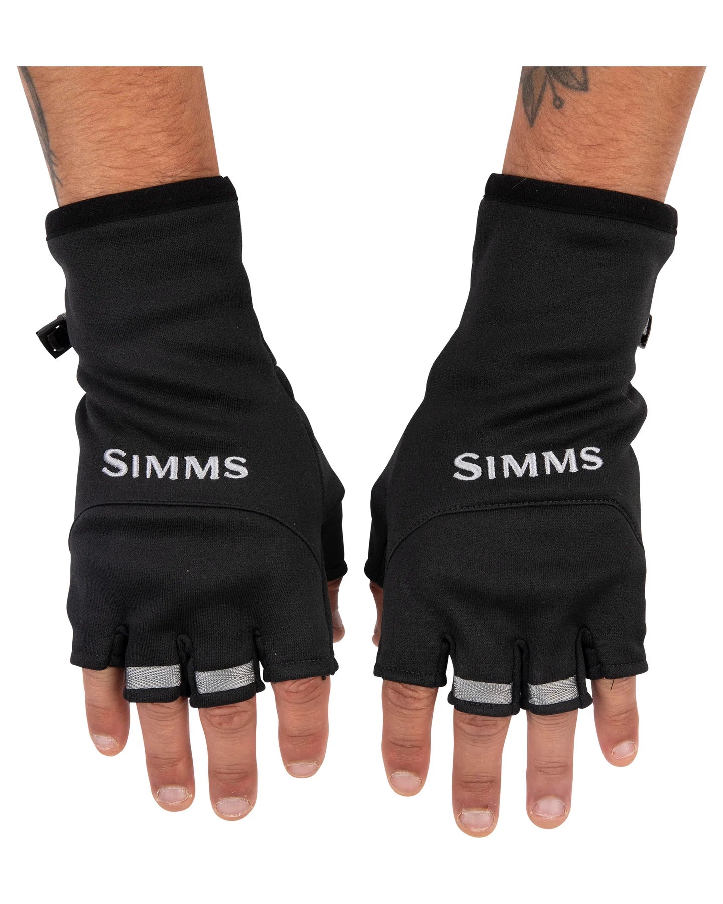Simms Freestone Half Finger Glove - Black