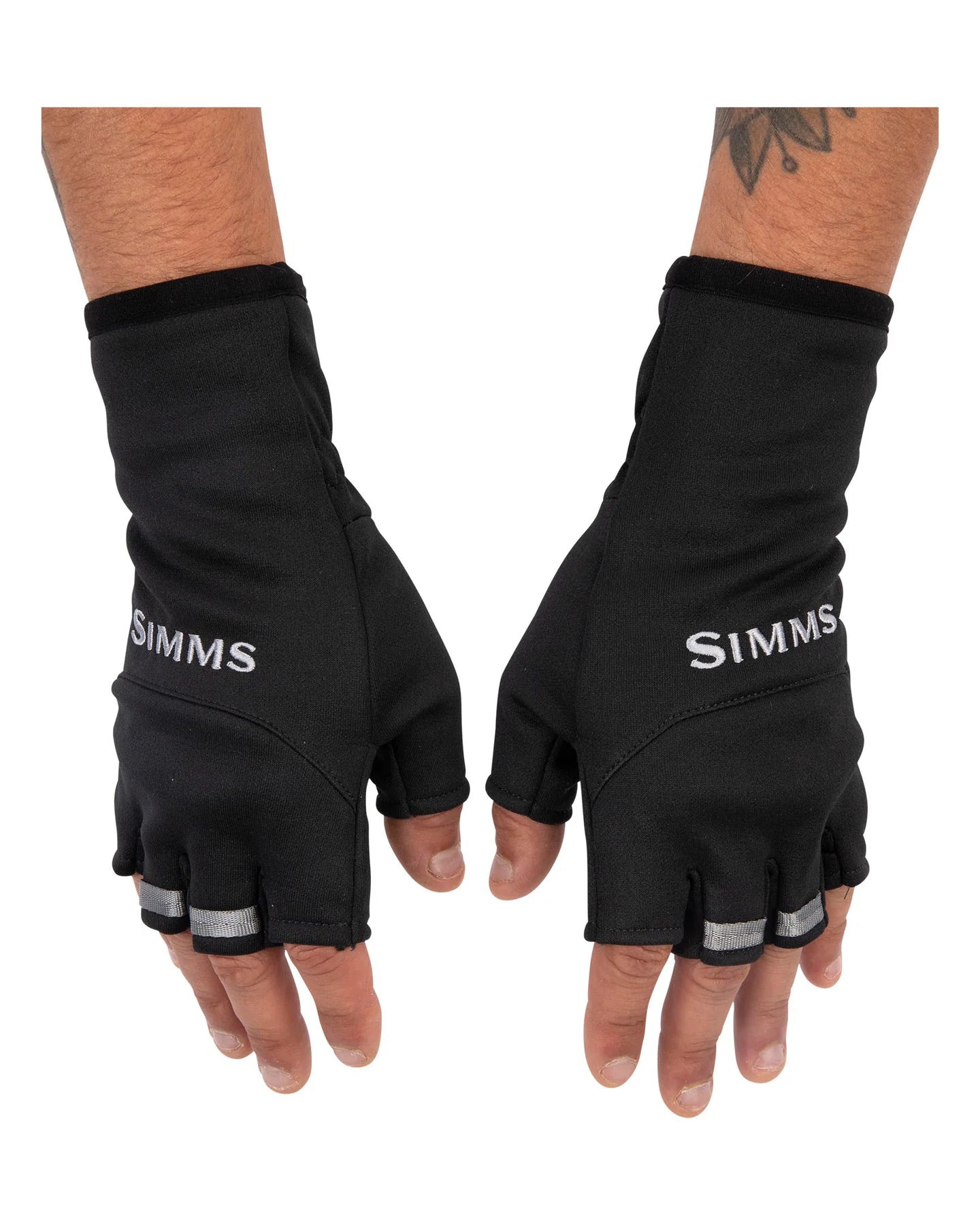 Simms Freestone Half Finger Glove - Black