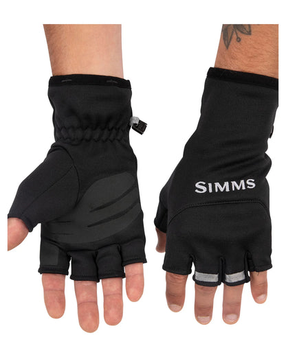 Simms Freestone Half Finger Glove - Black