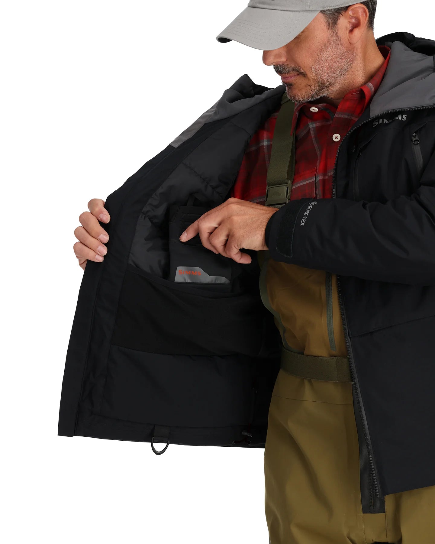 Simms Men's Bulkley Insulated Wading Jacket - Black