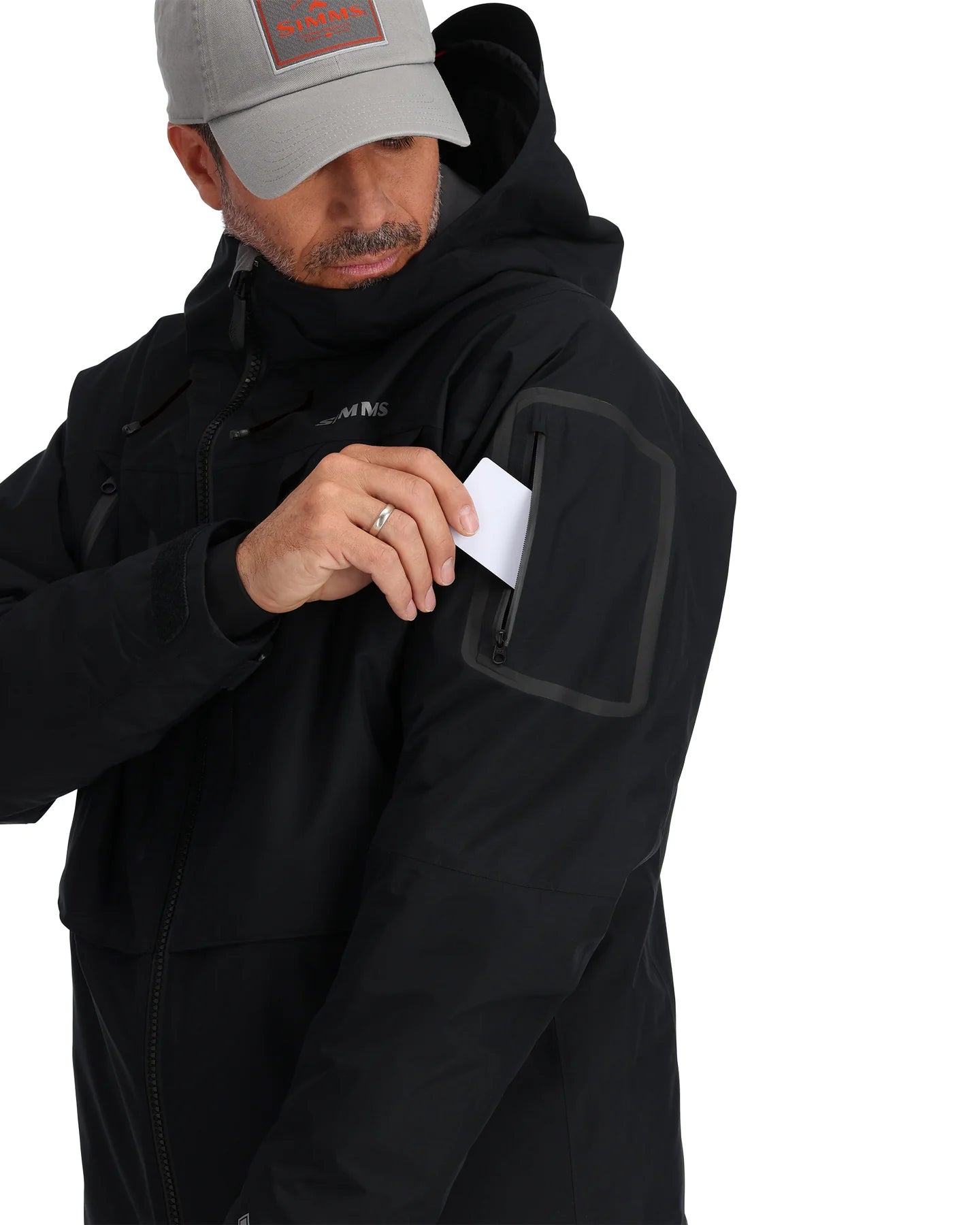 Simms Men's Bulkley Insulated Wading Jacket - Black
