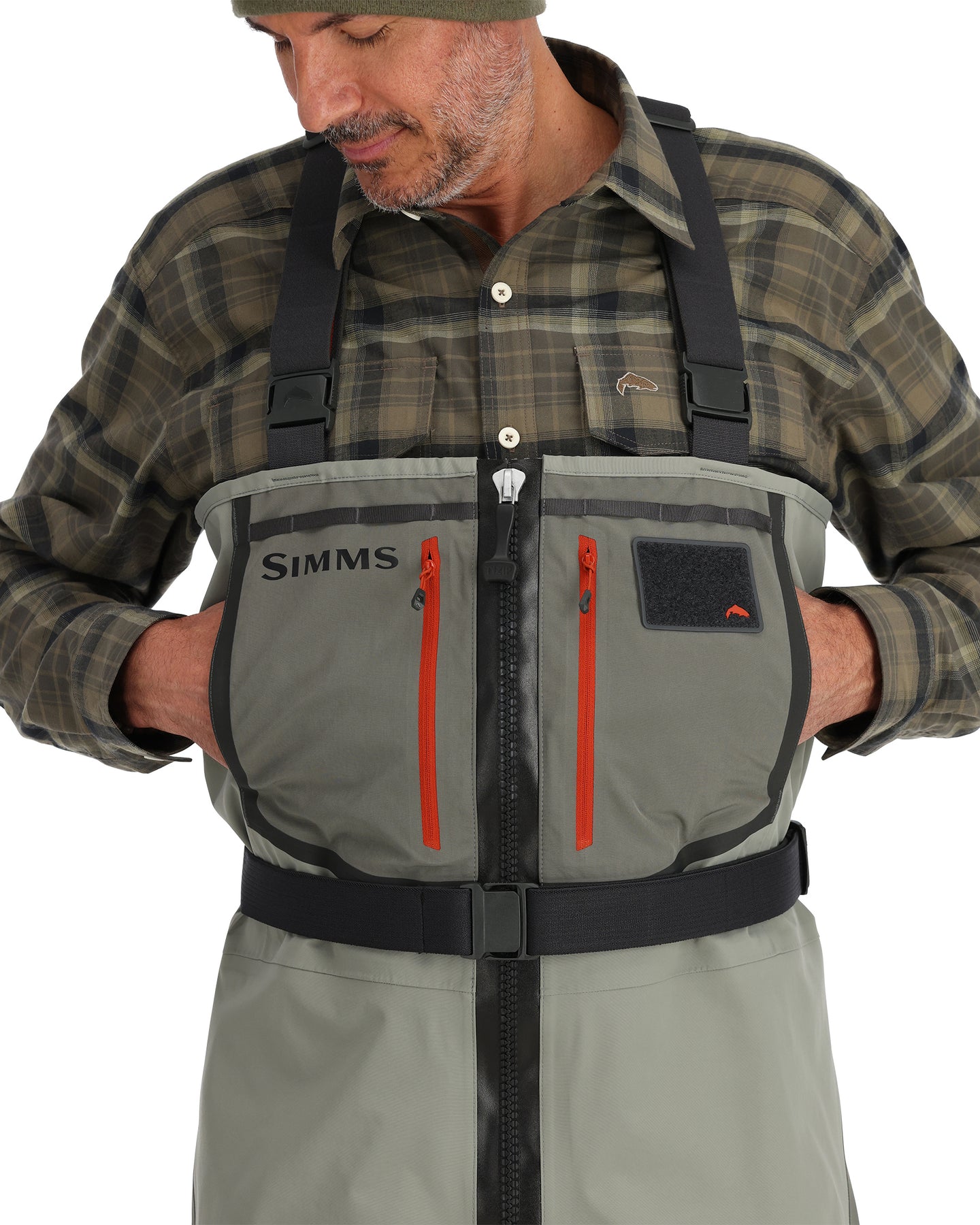 Simms Men's Freestone Z Stockingfoot Waders - Smoke