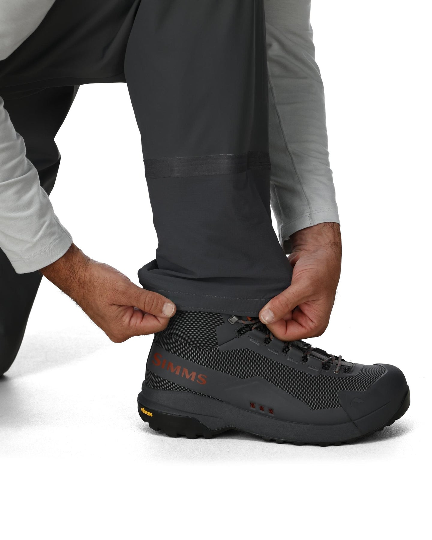 Simms Men's Flyweight Packable Stockingfoot Wader - Cinder