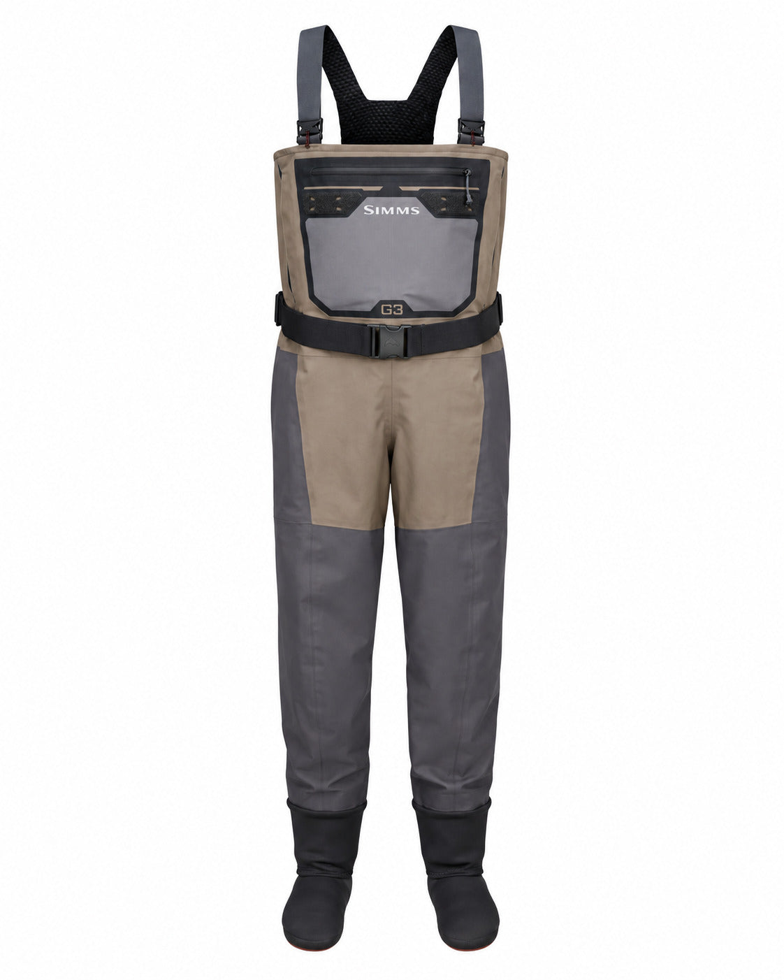 Simms G3 Pro Guide Stockingfoot Waders in Dark Elkhorn - front