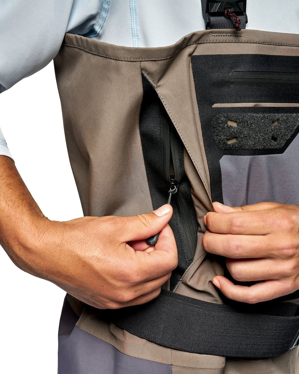 Simms G3 Pro Guide Waders micro-fleece handwarmer pocket