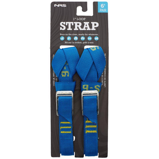 NRS 1-inch Loop Straps in Iconic Blue