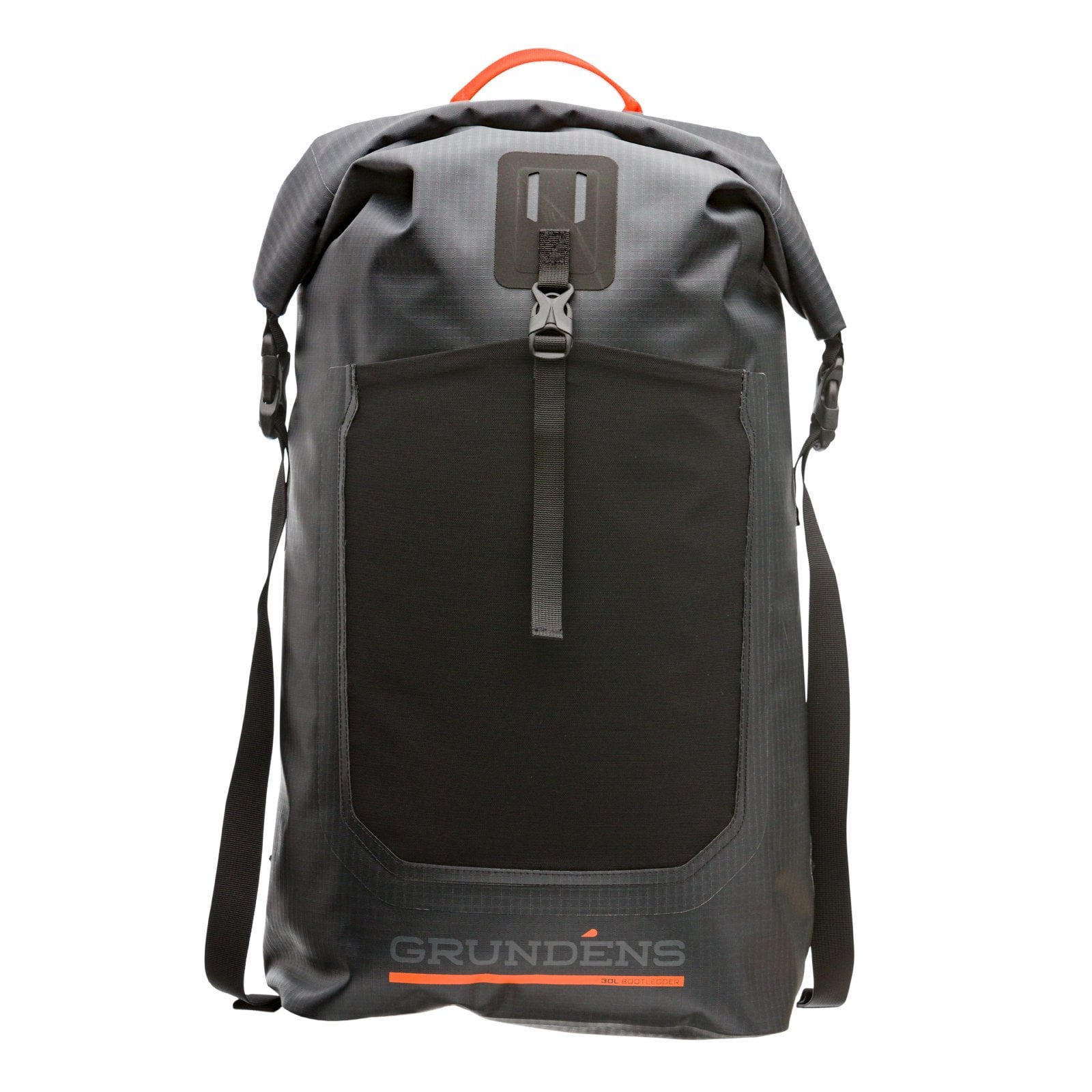 Grundens Bootlegger Roll Top Backpack 30L - Black