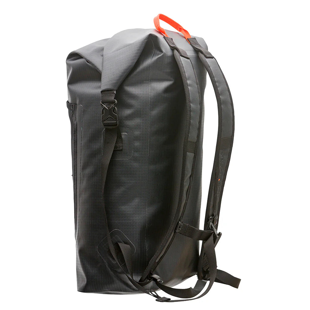 Grundens Bootlegger Roll Top Backpack 30L - Black