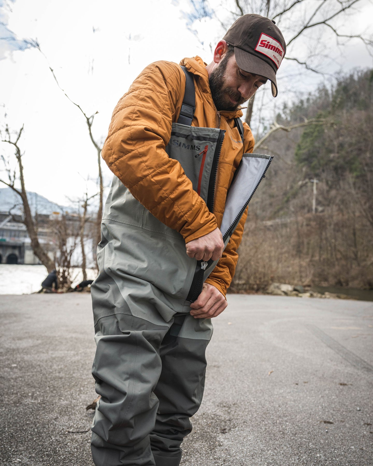 Simms Men's Freestone Z Stockingfoot Waders - Smoke