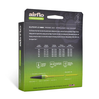 Airflo SuperFlo Max Ridge 2.0 Streamer Max Short