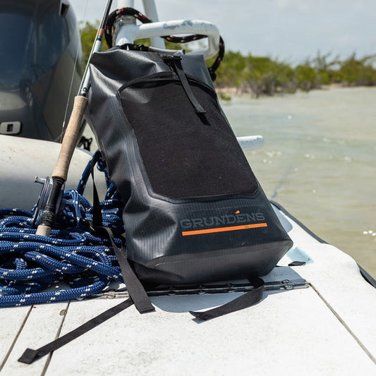 Grundens Bootlegger Roll Top Backpack 30L - Anchor