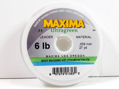 Maxima Ultra Green Leader Spool 6lb