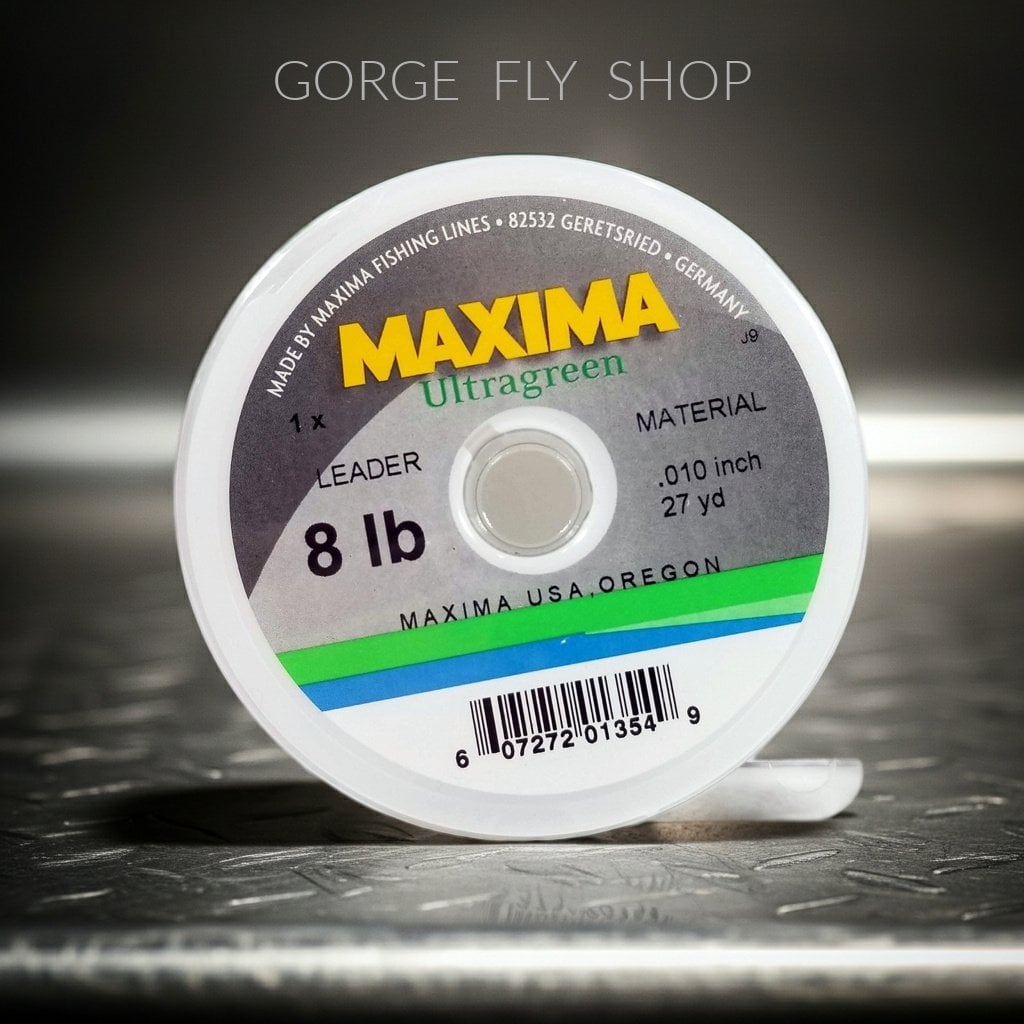 Maxima Ultragreen leader tippet spool 8lb