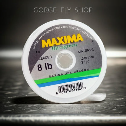 Maxima Ultragreen leader tippet spool 8lb
