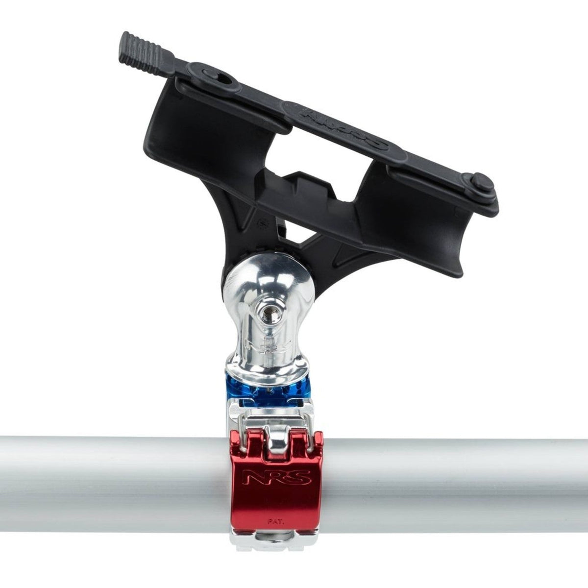 NRS ClampIT Rod Holder Attachment mounted on a frame