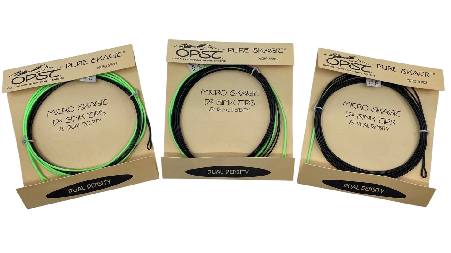 OPST Micro Skagit Dual Density 8 ft Tips - T-6 Size