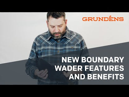 Grundens Men's Boundary Zip Stockingfoot Wader