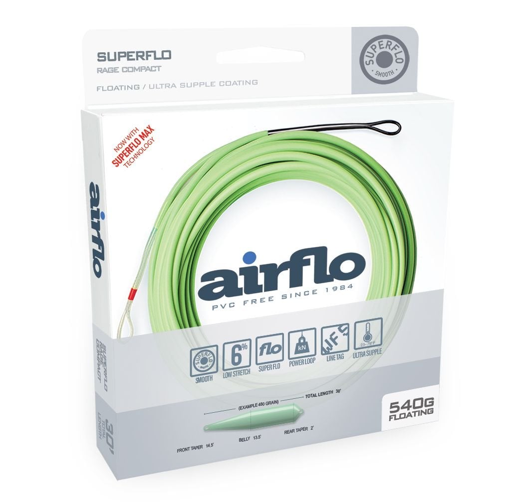Airflo Superflo Max Rage Compact – Float (2025) | Spey – SteelheadBum.com