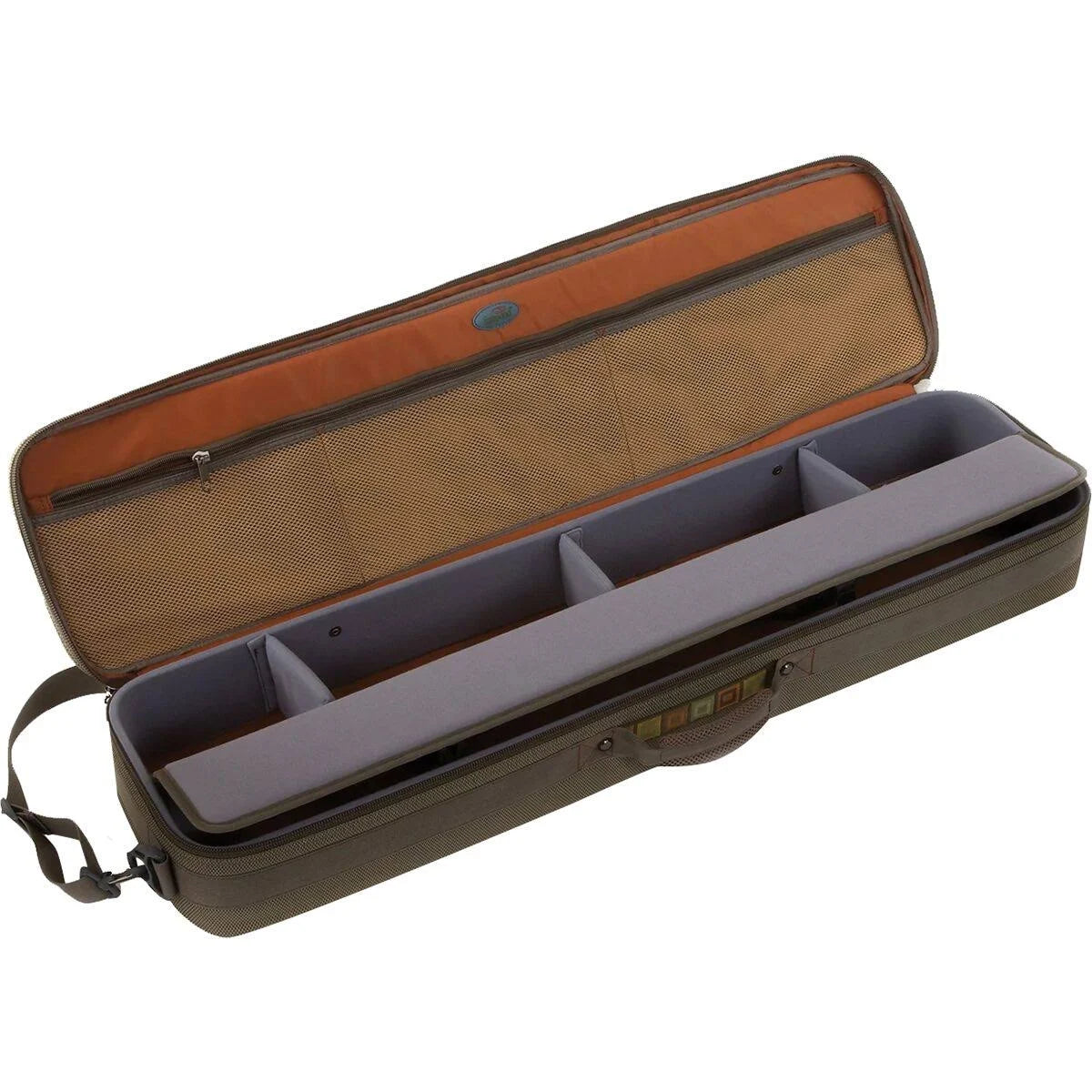 Fishpond Dakota Spey Rod & Reel Case Open 
