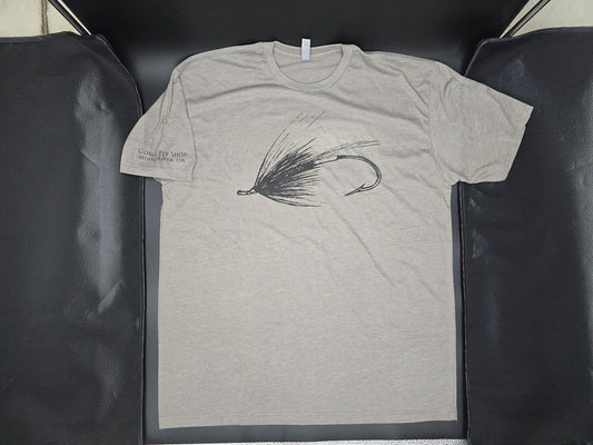 Gorge Fly Shop T-Shirt - Warm Grey product image