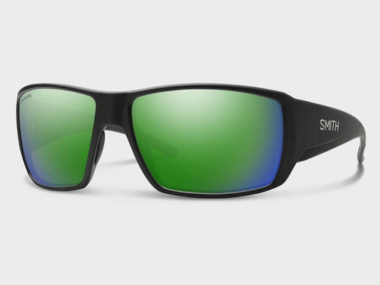 Smith Guides' Choice - Matte Black ChromaPop Glass Polarized Green Mirror