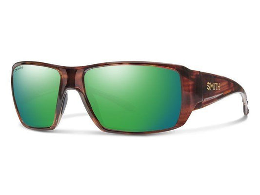 Smith Guide's Choice XL - Tortoise Chromapop Glass Polarized Green Mirror Lens