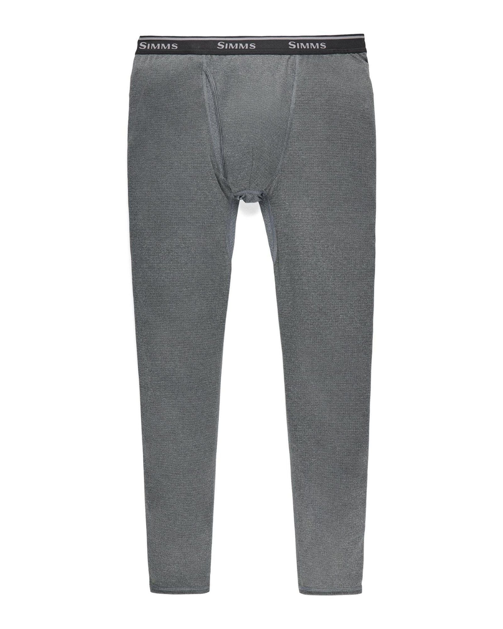 Simms Men's Strata 160 Base Layer Bottom - Dark Grey Heather