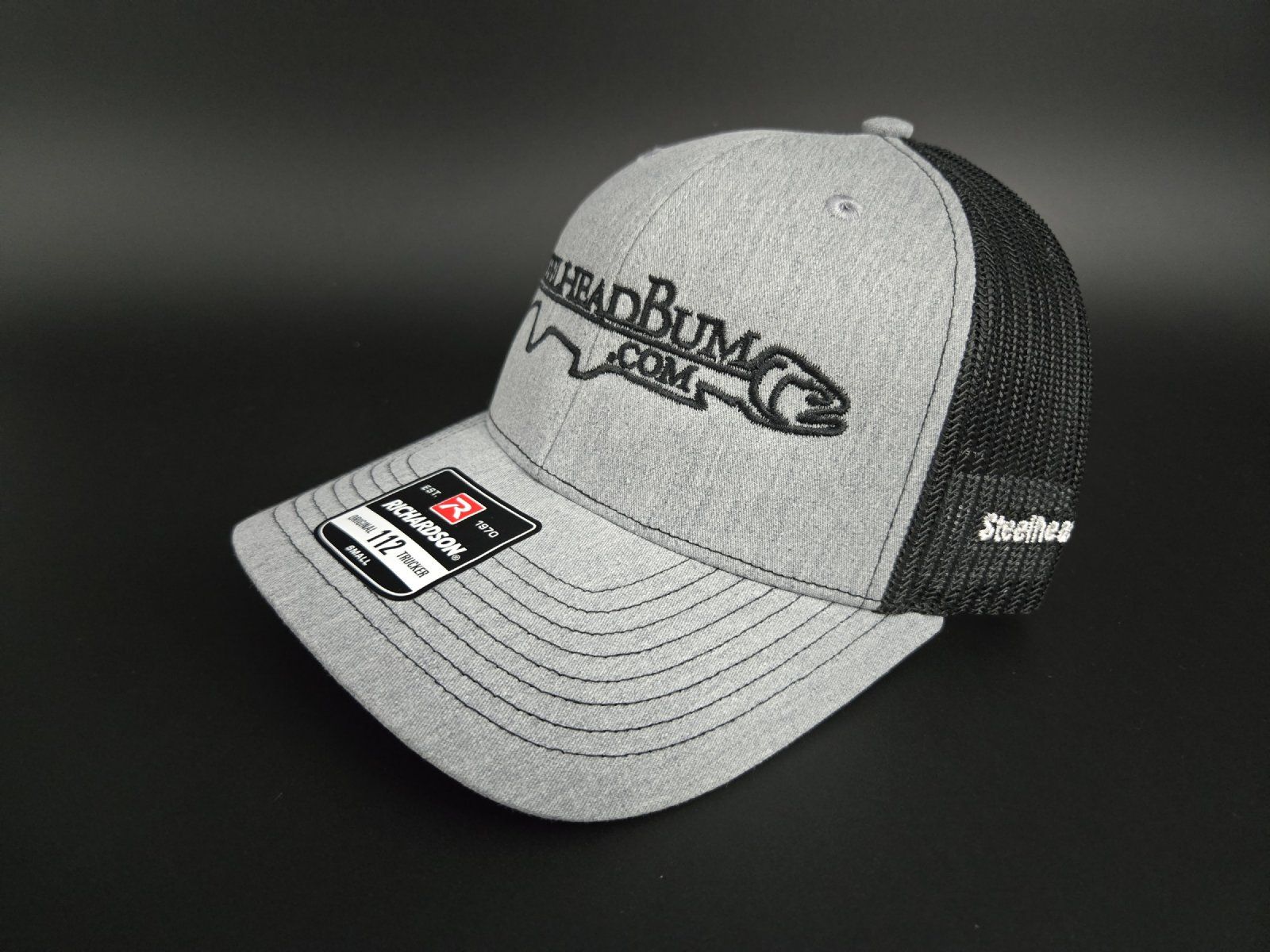 SHB - Richardson 112 Trucker Heather Gray Black - Small Fit