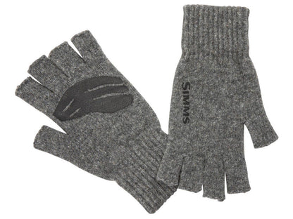 Simms Wool Half Finger Glove